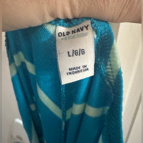 Old Navy teal blue maxi dress - Picture 4 of 4